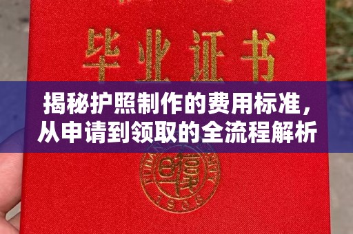 平昌揭秘护照制作的费用标准，从申请到领取的全流程解析